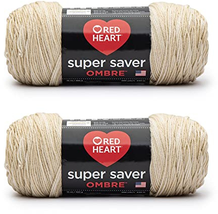 Red Heart Yarn, Acrylic, Sand Ombre