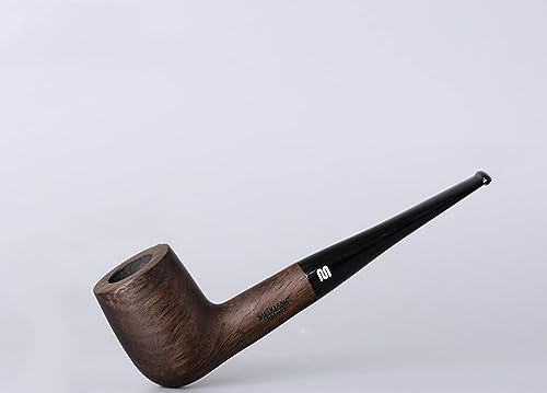 Gerade Tabakpfeife Ebenholzpfeife Handgefertigte Pfeife 9mm Filter Ebenholz Tabakpfeife Handgefertigte gerade Stiele aus Holz