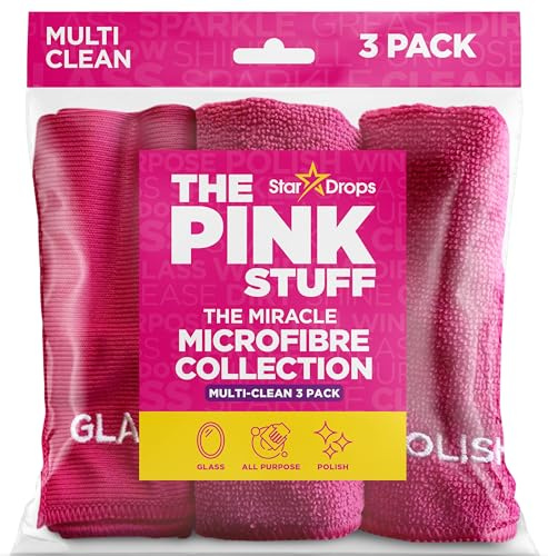 Stardrops The Pink Stuff – Miracle Panno in Microfibra Collezione 3 Pack