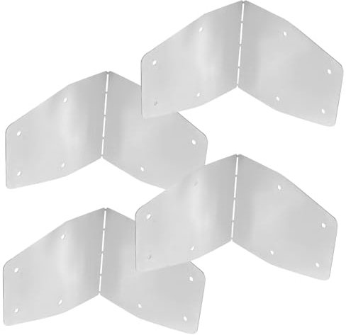 Milisten Garden Bed Corner Brackets Shelf Support Metal Brackets for Raised Beds Plant Stands Home Decor