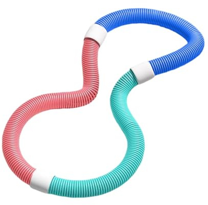 Fenteer Cerceau de Fitness Cerceau d'exercice Poids Cerceau Souple à Ressort Anneau Gymnastique Accessoire D'Entraînement Matériau PVC Alliage Adapté pour ADU, 1.5 Kg