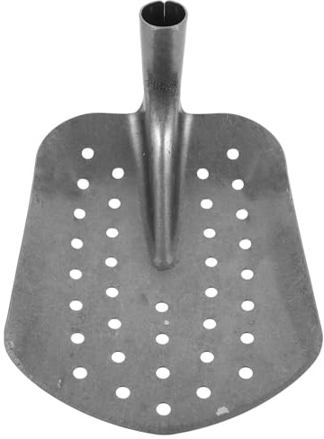 Milisten Multi Use Metal Sifting Shovel for Sewage and Drain Cleaning Versatile Sewer Scoop for Mud and Dirt Heavy Duty Tool for Sewage Wells Ditches and Sewer Maintenance