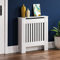 Vida Designs Chelsea-Copertura per radiatore a doghe Moderne per griglia in MDF, Colore Bianco, Piccola, Legno ingegnerizzato, Small