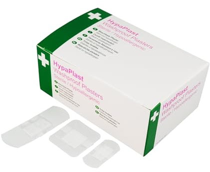 Safety First Aid Group HypaPlast Clear Washproof Assorted (Pack of 100)