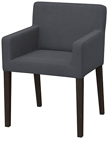Soferia Stuhlhusse Kompatibel Mit Nils Stuhl Stuhlbezug Stuhl Cover Kunstleder Lederoptik Wasserabweisend Pflegeleicht Antiallergisch Eco Leather Grau Anthrazit