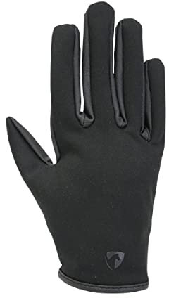 HY - Guantes de Montar para Niños/Niñas (XS) (Negro)