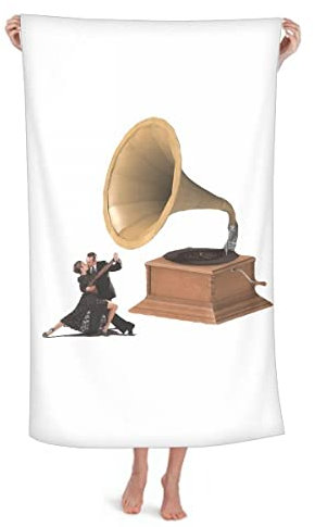 Musik-Überwurf, klassisches Instrument, Grammophon, Tanzdecke, weich, warm, Flanell