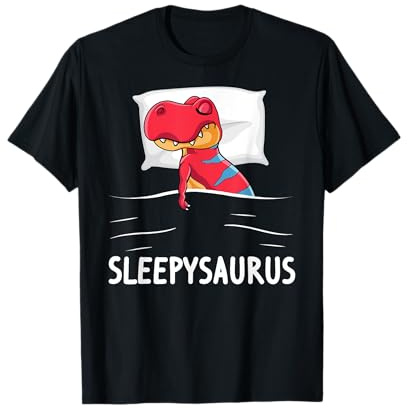 Sleepysaurus Camicia da notte Dinosauro Dino T-Rex Sonno Maglietta