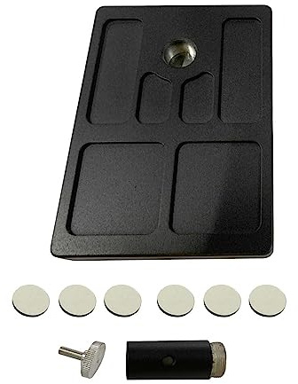 Perfeclan Piédestal de Montage de Mouches Pince de Base étau de Montage de Mouches Accessoire de pêche Flexible Durable Outils de Montage de Mouches Pratiques