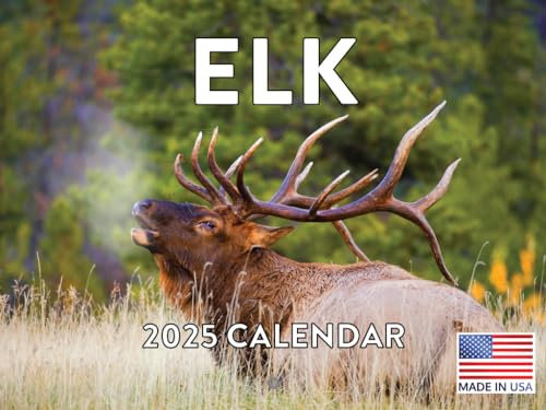 Elk Calendar 2027 Monthly Wall Calender 12 Month | American Made In The USA