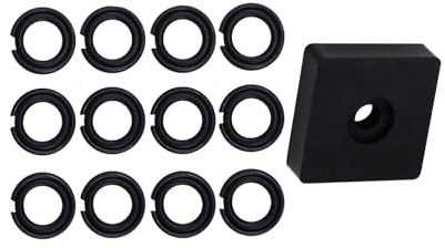 TALSWIF (12 Sets) 3/8 Zoll Halteringclip mit O-Ring für Milwaukee elektrische/pneumatische Schlagschrauber, Halterungsring Amboss Installationswerkzeug im Lieferumfang enthalten