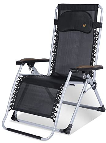 asdchZen Loungesessel, Terrassen-Lounge-Sessel, verstellbare Bambus-Liege, Klappbare Sonnenliege mit stabilem Boden und Massage-Mechanismus, Garten, Balkon, Liegestuhl, langlebig (A)
