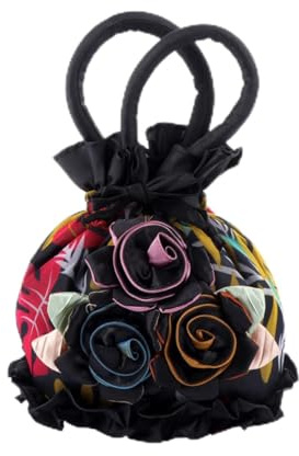 TINEASUR 1 X Handtasche Abendtasche Für Damen Stoff Abendtasche Abend Tragetasche Blumenform Abendtasche Abend Clutch Handtasche Für Damen Beuteltasche Für Damen