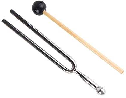 440 Hz Stimmgabel für Instrumente aus Edelstahl A-ton | Hartstahl, Kleine Präzise Ausführung, für Cello und Gitarre, Zuhause und Unterwegs Zufällige Farbe