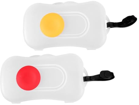 VOSAREA Dispenser per Salviette Umidificate 2 Pezzi in Pp e Silicone con Grande Capacità e Design Compatto, Portatile e Resistente alla Deformazione per Viaggi e Uso Quotidiano