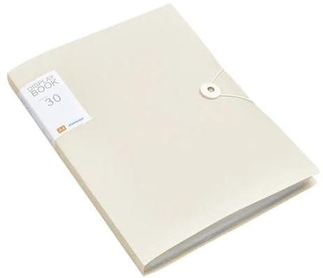 Dokumentenmappe Fächermappe 30/60 Seiten Aktentasche A4 Transparenter Ordner Aktenordner Aufbewahrung Student Test Papier Klassifizierung Organisation Bürobedarf Schule Document Organizer(Beige,Groß)