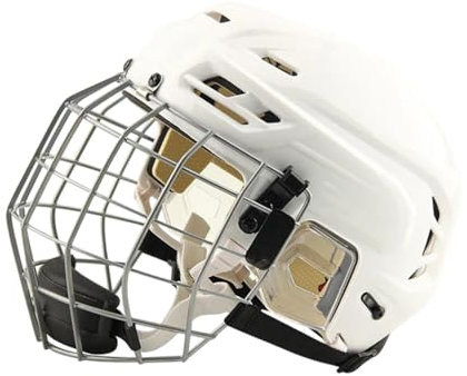 Oshhni Eishockey-Helm, EIS-Speed-Skate-Helm, Training, atmungsaktive Übungsspiel-Kopfbedeckung, Übung mit Käfig-Sportausrüstung, XL