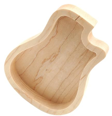 SWOOMEY Gitarrenplektren-aufbewahrungsbox Aus Holz Gitarrenplektrum-etui Tragebox Für Gitarrenplektren Aufbewahrungsbox Für Plektrum-Halter Für Gitarren-standardplektren