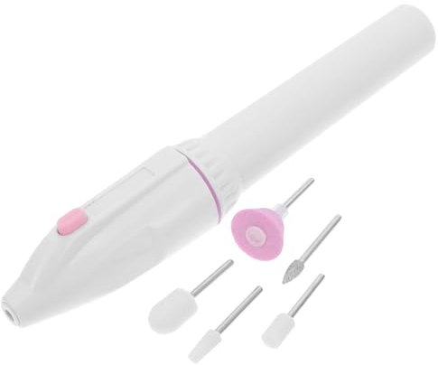 CALLARON Ponceuse Ongles Portable Électrique Compacte Pour Manucure Salon à Domicile Diy Outils Nail Art Sans Batterie