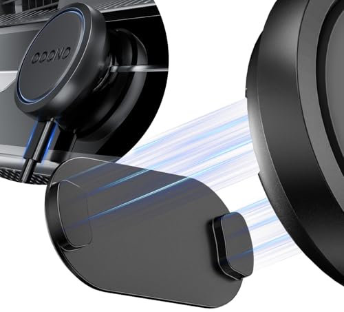 ALAFLY Soporte magnético de metal para coche OOONO CO-Driver NO2, imán integrado en una sola pieza, almohadilla súper adhesiva para salpicadero, parasol de superficie lisa para todos los coches