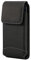 DFV mobile - Belt Case Cover Vertical Leather And Nylon per Sony Xperia 1 VI (2024) - Black