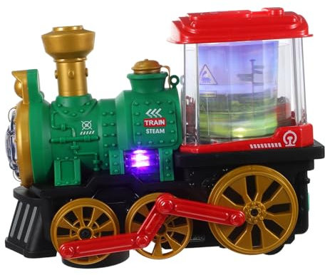 Toddmomy Elettrico per Spray Interattivo Fumi Trenino per Divertimento e Decorazione Resistente e Sicura Adatto Ragazzi e Ragazze
