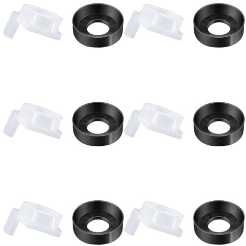 Pack of 6 Multipurpose Bathtubs Spouts Diverter Repair Set Leakproof Fix Replacement Parts Accessory for Shower Faucet
