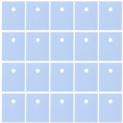 VGOL 100 Almohadillas Aislantes de Silicona de 20 X 25 Mm para Transistores TO-3P TO-247 Aislamiento Eléctrico Y Protección del Disipador Térmico.