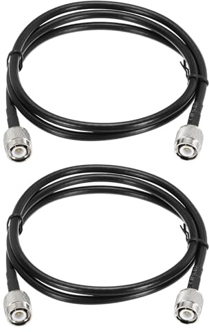 QUARKZMAN 2PCS Cavo Coassiale RG58 3ft/0.9 M A Bassa Perdita Per Radio CB | Cavo Coassiale TNC Maschio A TNC Maschio 50 Ohm, Antenna GPS Radio Wi-Fi Dispositivi RF