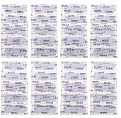 TOVINANNA 100 Parches Adhesivos Impermeables y Transpirables para Cuidado de Heridas, Almohadillas No Adhesivas y Protección Mejorada, Ideales para Cocinas Ocupadas y Exteriores