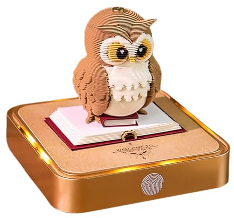 Hailerio Timepiece Calendar 2026,Aesthetic Bookmark 2026 - Paper 3D Calendar Note Pad,for Boys Girls Students Teachers Adults Bookshelf Bedside Library Coffee Table