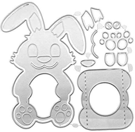 ECMQS Osterhasen DIY Stanzschablone, Scrapbooking Prägeschablonen Stanzformen Schablonen Für Scrapbooking