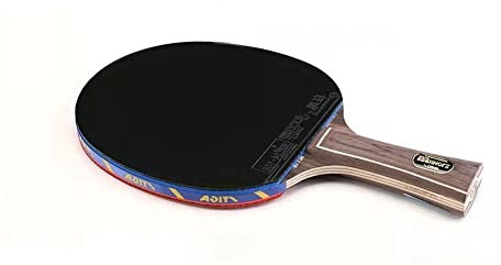 tischtennisschläger tischtennisschläger Set tischtennisschläger Profi 5-Sterne-Tischtennis-Pro-Carbon-Tischtennisschläger, Schwarz/Rot(Color:A1)