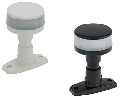 12 V LED 360° Rundumlicht Ankerlicht Ankerlaterne in weiß & schwarz