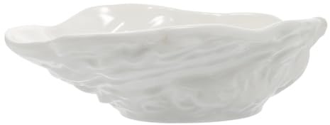 Anneome Kreative Keramik Schüssel Austernform 7.48X4.33X1.97 Zoll Hochtemperaturbeständig Servierschale Für Salat Suppe Snacks Lebensmittelbehälter Mit Glatter Oberfläche