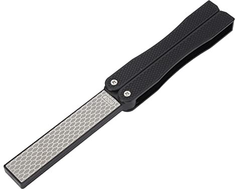 Portable Mini Knife Sharpening Steel Rod, Professional Kitchen Knife Sharpener Rod, Knife Honing Steel Polishing Tool for Kitchen Knife Chisels Scissors Carving Tools