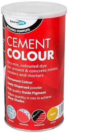 ARA CHOICE Bond It Powdered Cement Colour Mortar Pointing Concrete Colouring Pigment Dye 1Kg Mortar, Brick, Pointing, Render and Concrete Toner (Buff)