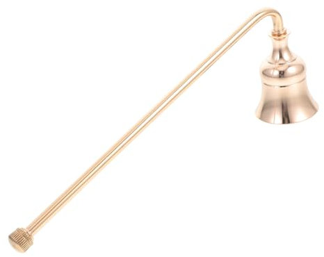 ABOOFAN Kerzenlöscher Vintage-Kerzenlöscher Aus Metall Mit Langem Griff Dekorativer Kerzenstopfen Mit Dochtflamme Zum Sicheren Löschen Der Kerze