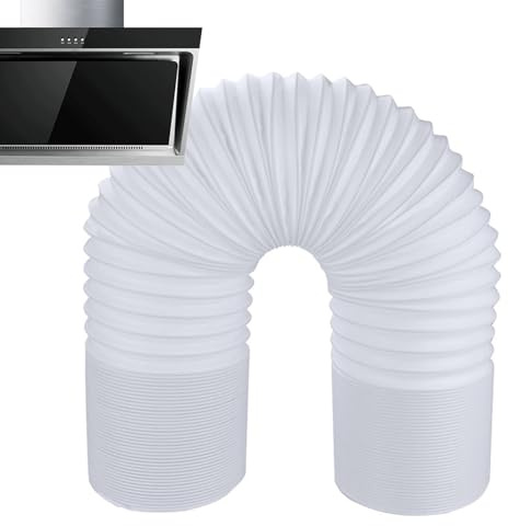Tubo per condizionatore d'aria, tubo di scarico AC, tubo di sfiato CA di ricambio, diametro 14 cm, tubo CA portatile di ricambio, filettatura antioraria, parti per condizionatore d'aria per finestre