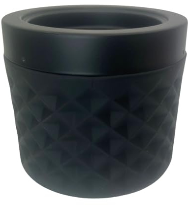 Sturmaschenbecher Windaschenbecher Glas schwarz