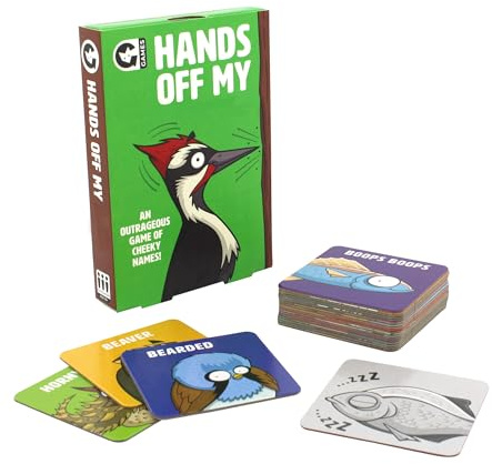 Ginger Fox Hands Off My Woodpecker Party Card Game For Grown Ups | Fast-Paced Animal-Themed Reaction Game for 3-6 Players | Hilarious Competitive Silly Fun