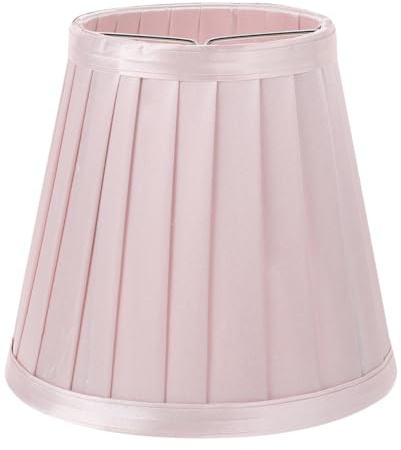 Veemoon Small Modern Pink Drum Light Shade Tapered Light Shade in a Pink for Floor Lamps Torchieres Home Decor Improvement .11X5.11X5.50in