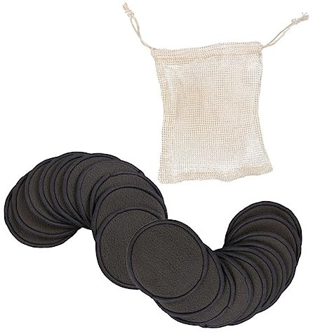 WRITWAA Esponjas Faciales De Bambú Disco Desmaquillante Lavable Almohadillas De Limpieza Facial