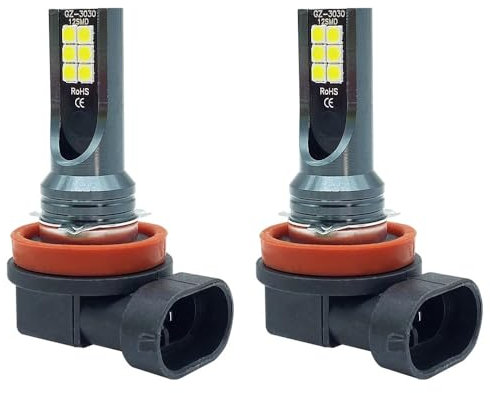 WXSSH Rücklichter 2Pcs H11 H8 H4 H7 H1 H16 H3 H10 9005 HB3 9006 HB4 Auto Nebel Lichter 6000K Scheinwerfer Lampen 3000K 12000K 4300K ​​Auto Nebel Lampe(12000K Ice Blue,9005/HB3)