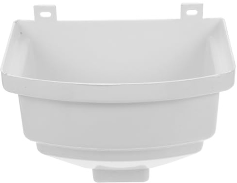 Healifty Deviatore di Acqua Piovana Quadrato in Pvc per Grondaia Villa, Imbuto Curvo Antintasamento, Installazione Rapida senza Attrezzi, Accessorio Plastica per Drenaggio Esterno