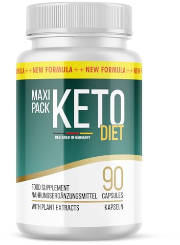 Keto Diet | mit natürlichen und hochwertigen Inhaltsstoffen | 90 Kapseln Inhalt pro Dose