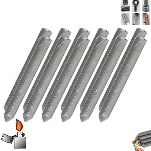 Bastoncini Di Saldatura Universali A Bassa Temperatura, Bastoncini Di Riparazione in Metallo A Fusione Rapida Con Flussante Incorporato, Per Alluminio, Ferro, Rame E Acciaio Inossidabile (12pcs)
