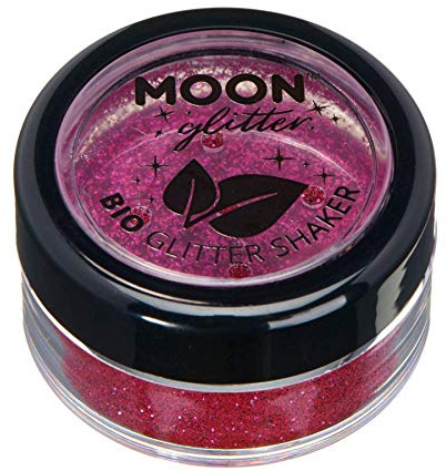 Biologisch abbaubarer Öko-Glitter von Moon Glitter - 100% kosmetischer Bio-Glitter für Gesicht, Körper, Nägel, Haare und Lippen - 5g - Dunkle Rose