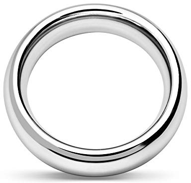 Roluck Anneaux pénien anneau pénien en acier inoxydable pour éjaculation retardée anneau pénien érection longue durée anneau de gland