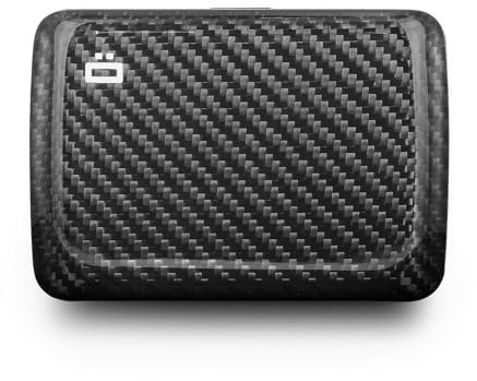 ÖGON Portafoglio in alluminio Smart case V2 - Chiusura in metallo - Facile da riporre - Porta carte a prova di RFID - Capacità fino a 10 carte e biglietti